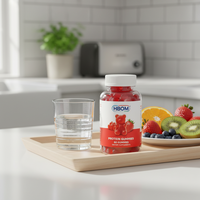 Gummies de protéines de lactosérum naturelles sans sucre OEM, fournissant une nutrition équilibrée et contribuant à maintenir une condition physique stable
