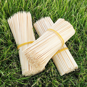 Brochetas de Bambú para Barbacoa de Primera Calidad, 20 cm, Sin Recubrimiento, Mango Largo, Fáciles de Limpiar, Marca Liangzhu, Palitos para Patatas, Utensilios para Barbacoa - Product Image 6