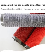 Moquette rayée moderne pour bureaux commerciaux, hôtels, intérieur et extérieur, lavable, imperméable, jacquard, antidérapante, fabriquée à la machine