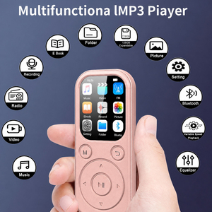 Reproductor de Música MP3 Portátil con Bluetooth, Pantalla Táctil IPS HD y Radio FM para Deportes y Estudio, Grabador de Audio sin Pérdidas, Altavoz - Product Image 4