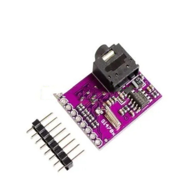 Si4703 FM RDS RBDS Tuner Breakout Board Digital Radio Broadcast Data Processing Module AVR ARM PIC With Pins
