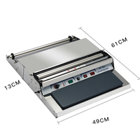 Machine d'emballage manuelle automatique pour film alimentaire, prix de gros professionnel