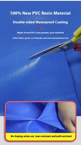 <span class=keywords><strong>Toile</strong></span> en PVC avec surface en cuir à motif gaufré, tapis antidérapant, tissu de couverture de camion, membrane de tente, gonflables, châteaux, bâches - Product Image 4