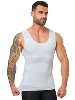 Nouveauté 2026 Débardeur Amincissant pour Hommes, Extensible dans 4 Directions, Respirant, en Tissu Tricoté Rafraîchissant, Sous-vêtement Sculptant