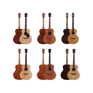 Guitarra Acústica de Viaje WaveGarden Serie Baby de 36 Pulgadas con Tapa Sólida - Product Image 1