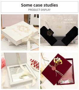 Bộ thiệp mời cưới/sinh nhật sang trọng, thanh lịch, làm từ chất liệu acrylic trong suốt, hộp quà nhung, chất liệu giấy bền chắc. - Product Image 5