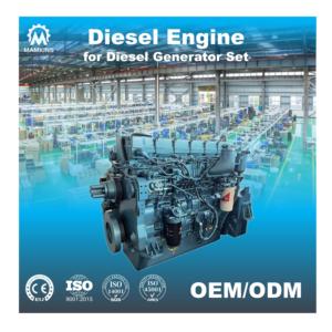Ensemble moteur de groupe électrogène monophasé 60 Hz, 6 cylindres, 4 temps, 227 kW, 283,75 kVA, 304 CV, avec <span class=keywords><strong>pompe</strong></span> en ligne, pour alimentation hors réseau - Product Image 2