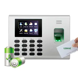 ZK Smart Fingerprint Access Control K40 With RFID Card Reader Biometric TCP/IP Fingerprint Time Attendance With Built In Battery
