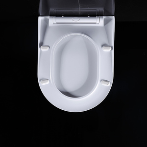 Abattant <span class=keywords><strong>WC</strong></span> Commercial Moderne UF à Fermeture Lente, Charnière en Acier Inoxydable, Démontage Rapide à un Bouton, Résistant aux Taches - Product Image 5