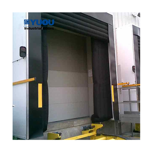 Nhà máy thực phẩm lạnh Tủ đông PVC có thể thu vào tải bay tải <span class=keywords><strong>container</strong></span> hậu cần chống Đè Bẹp có thể điều chỉnh Inflatable Dock nơi trú ẩn - Product Image 2