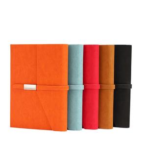 Carnet de planification A5 en tissu de lin bleu de haute qualité, avec marque-page, vente en gros personnalisée - Product Image 4