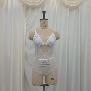 Lingerie Tentatrice à Découpes en Forme de Cœur - Robe de Nuit en Dentelle Florale Noire et en Résille Teddy String Ensemble Tue-<span class=keywords><strong>Vierge</strong></span> - Product Image 3