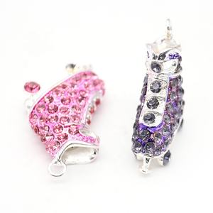 Liontin Sepatu Roda Kristal Berlian Imitasi 3D Kualitas Tinggi - Product Image 2