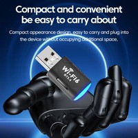 Adaptador USB WiFi 6 2 en 1, AX900M BT 5.4 de Doble Banda, Tarjeta de Red Inalámbrica WiFi de 900 Mbps, Adaptador 5.4 de 900M para PC