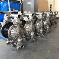 Pompes de transfert pneumatiques en acier inoxydable Pompe pneumatique à double membrane Aspiration diesel 84 mètres