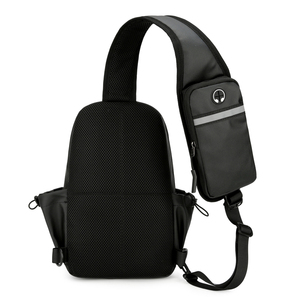 Sac banane Oxford décontracté et imperméable pour homme, sacoche bandoulière personnalisée, style extérieur populaire, sac messager tendance pour femme - Product Image 3