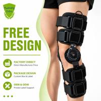 Attelle orthopédique télescopique articulée pour le soulagement efficace de la douleur au genou, soutien du genou pour la récupération des fractures et des lésions des ligaments