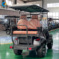 Voiturette de golf Robetaa à batterie au plomb-acide, homologuée CE, électrique, 4 places, adaptée aux terrains de golf