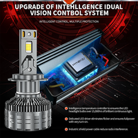 Ampoule de phare LED automobile HYNBYZJ 240W Super Lumineuse 30000lm Modèles Universels 12V H4 Phare LED de Voiture 9005 9006 H7 Phares LED