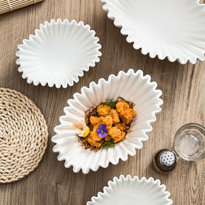 Tazón de Porcelana Creativo de Alta Calidad para Ensaladas, Estilo Europeo, para el Hogar, Restaurante, Frutas, Dulces, Bocadillos, Decoración de Hotel, Apto para <span class=keywords><strong>Microondas</strong></span> - Product Image 2