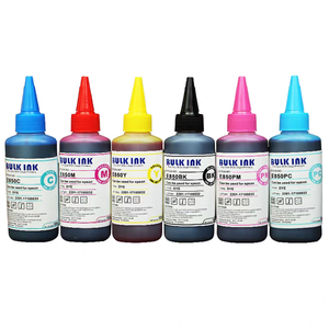 Số lượng lớn mực thuốc nhuộm/thăng hoa/Pigment mực thải-Cơ sở mực 6 màu sắc 100ml Cmyk LC LM EPS mực nhuộm - Product Image 2
