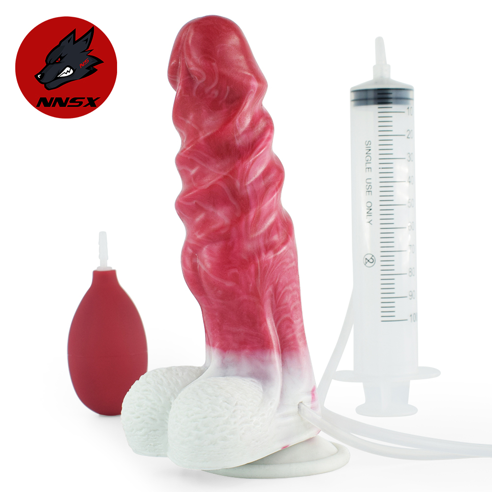 Ejaculating Big Thrusting Dildo for Women - Hellfire 21cm, 15.5cm  Insertable Length, Fast Delivery