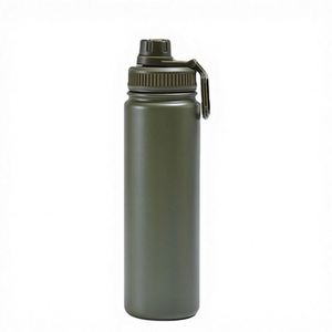Gourde isotherme sous vide en acier inoxydable de 16 oz, grande capacité, pour l'extérieur, le cyclisme, les étudiants, au design élégant, pour le sport - Product Image 1