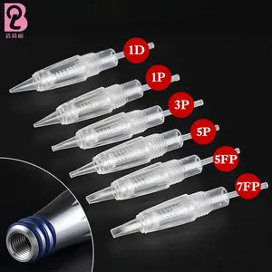 Beiqili Clear Permanent Makeup Needle Universal Needle Nano Stroke 1rl Transparent Microblading Tattoo Cartridge Needles