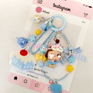 Cadena para teléfono móvil DIY original, llavero para mochila de mujer, accesorio móvil de PVC personalizado con figura, venta al por mayor - Product Image 2
