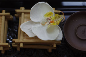 Другие декоративные цветы и растения, Искусственные белые орхидеи, декоративные цветы, орхидеи, растения для продажи - Product Image 4
