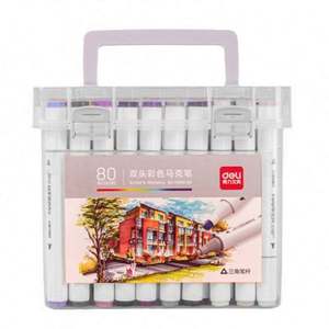 Marcadores de Arte Karin al por Mayor, Personalizables, Punta para Pizarra Blanca, Tinta a Base de Agua, Escritura de Doble Cara, Juego de Colores para Textiles Oscuros - Product Image 1