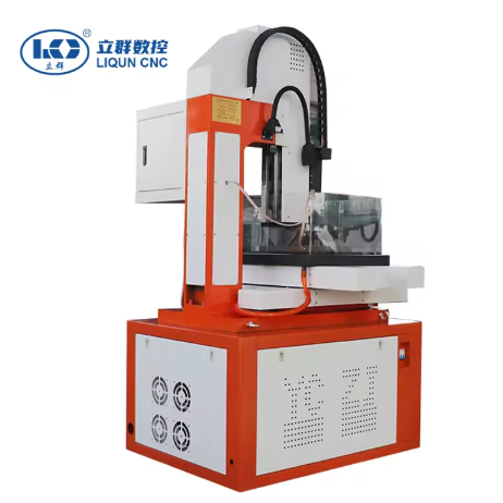 Hot Selling LQ DD703 Small CNC EDM Hole Drilling Machine with PLC Motor Gear Bearing