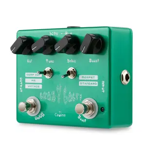 Caline CP-20 Effect Pedal Crazy Cacti Overdrive Guitar Effect Pedal