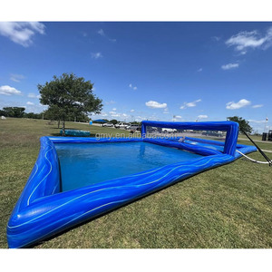 Jabón de agua al aire libre, juego de fútbol, campo de fútbol, parque infantil inflable para fiesta de niños - Product Image 4