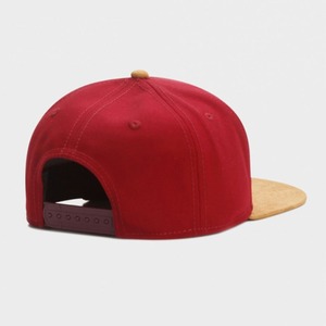 <span class=keywords><strong>Gorra</strong></span> de Béisbol Unisex BROOKLYN de 5 Paneles, PVC, <span class=keywords><strong>Roja</strong></span>, Bordada, de Algodón Peinado, para las Cuatro Estaciones - Product Image 3