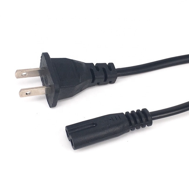 New 1.5M 2 Pin Prong US to C7 Power Cord Us Plug America European Figure 8 Power Cable for PS4 Laptop Lighting