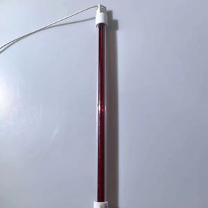 Último diseño Ruby onda corta 220V 1000W lámpara de <span class=keywords><strong>baño</strong></span> de calor infrarroja halógena de cuarzo de cerámica de doble capa - Product Image 2