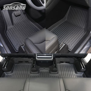 Sonsang พรมรถยนต์ชนิด TPE ชุดเต็ม12ชิ้นเสื่อสำหรับรถรุ่น Y 2025 TPE ฟุตยาง5D 3D ออกแบบได้ตามต้องการเสื่อรถทุกสภาพอากาศ - Product Image 2