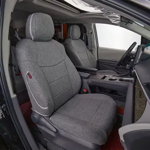 EKR New Design Easy Install Full Set Gray Custom Fit Car Seat Covers for Toyota Sienna 2015 2016 2021 2022