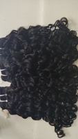 Pengiriman Cepat Rambut Keriting India Mentah 100% Rambut Manusia Asli / Ekstensi Rambut Keriting India Alami Harga Grosir Pabrik