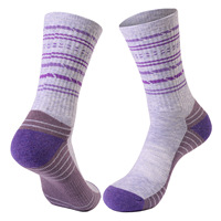 Chaussettes de randonnée personnalisées OEM de haute qualité, absorbant la transpiration, en laine mérinos, épaisses, en tissu éponge, chaussettes de sport d'hiver pour femmes, pour la chaleur