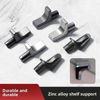Supports d'étagère réglables antidérapants en alliage de zinc pour armoire à vin, supports de fixation pour présentoirs de garde-robe - Chine