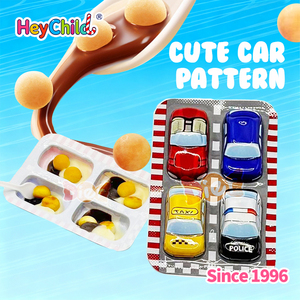 Vente en gros de bonbons marque privée personnalisée pour enfants sauce au chocolat en forme de voiture mignonne avec <span class=keywords><strong>biscuits</strong></span> collation savoureuse amusante pour les cadeaux et la récréation - Product Image 5