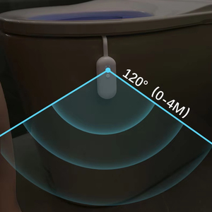 Vendita diretta in fabbrica versione aggiornata Smart wc luce notturna automatica sensore di movimento ricaricabile LED luce da bagno per la casa - Product Image 2