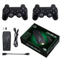 Console de jeux vidéo M8 2.4G Double manette sans fil pour 2 joueurs Stick de jeu 4K 64 Go 20000+ jeux Prise en charge GB GBC MD SFC Atatri