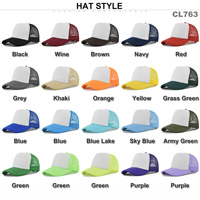 Gorra de béisbol de esponja de color liso más vendida, gorra de malla con visera curva, gorra de béisbol de espuma con logotipo personalizado en blanco para el sol