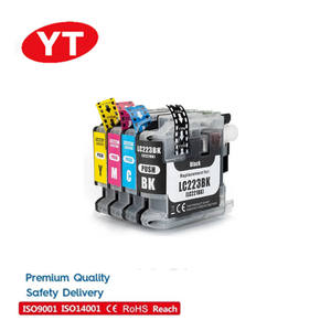 Yelbes 223 LC223 221 Cartucho de tinta de inyección de tinta compatible con color Premium para impresora <span class=keywords><strong>Brother</strong></span> 2, 2, 2, 1, 2, 2, 2 - Product Image 2