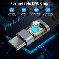 Câble adaptateur TYPE-C personnalisé 1/2 casque audio stéréo en forme de Y 1080p combiné pour les téléphones mobiles et tablettes courants