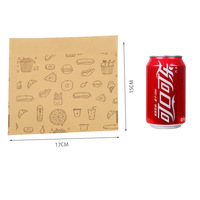 Sacs en papier kraft jetables personnalisables pour la vente en gros, résistants à la graisse, pour barbecue, boulangerie, plats à emporter, emballage alimentaire