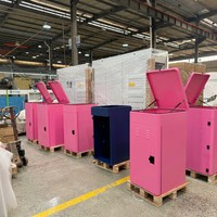 Boîte à sellerie en acier au carbone couleur personnalisée OEM, grande capacité, verrouillable, pour équipement d'écurie équestre
